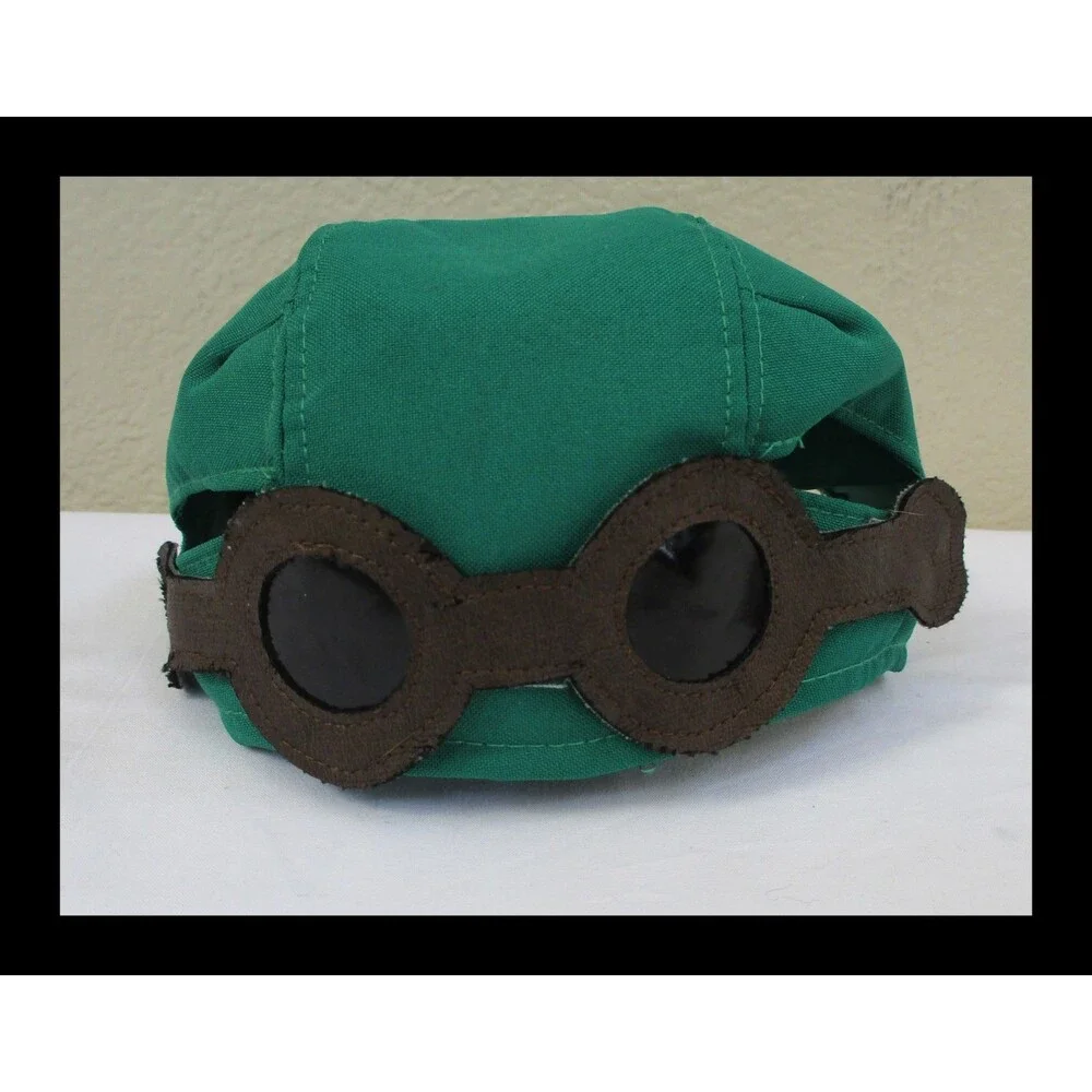Build A Bear Workshop Snoopy Flying Ace Green Cap Hat